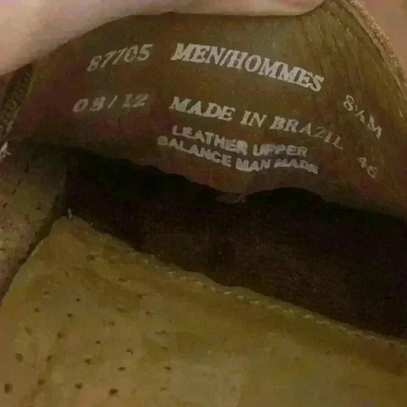 Clarks England cognac camel tan driving loafers shoes sz 8.5 m - Picture 8 of 9